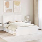 vidaXL Hoofdbord PB, Verzenden, Nieuw, Wit, Hout
