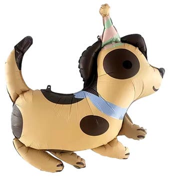 Folie ballon Happy Birthday Dog in 4 uitvoeringen, Verzenden, Nieuw