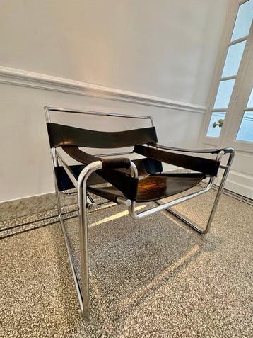Marcel Breuer - Stoel - Leder