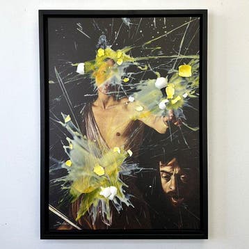 Santicri - Desecrated, Davide con la testa di Golia