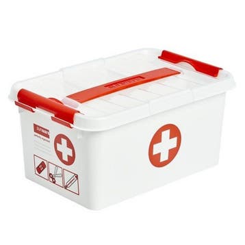 Sunware Q-Line First Aid Box met Deksel 6 Liter, Doe-het-zelf en Verbouw, Ophalen of Verzenden, Nieuw