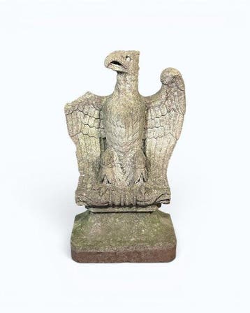 Sculptuuur voor buiten, Aquila Ornamentale - 85 cm - Gegoten