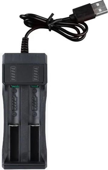 DrPhone - CHARGEX2 - 14500 /18650 Batterij Lader 2 Slot Li-I, Verzenden, Nieuw