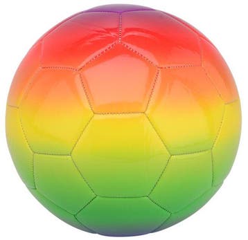 Johntoy voetbal regenboog kunstlede van €9,99 voor €5,00, Ophalen of Verzenden, Nieuw