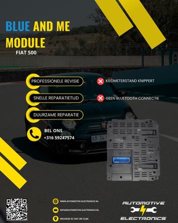 Fiat + Ford BLUE AND ME MODULE REPARATIE FOUTCODE U1733-86, Ophalen of Verzenden, Nieuw, Fiat