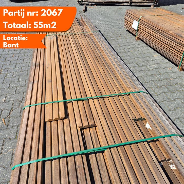 Thermo Triple Rhombus Ayous 1800 tot 4550x138-125x19mm, Doe-het-zelf en Verbouw, Platen en Panelen, Ophalen of Verzenden