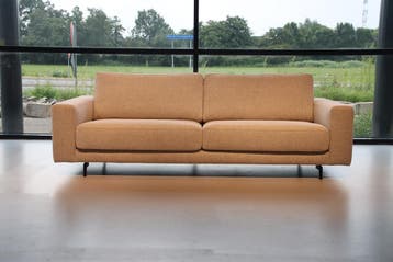 Cartel Living bank Flex 3 zits in stof 236 cm breed, Nieuw, 75 tot 100 cm, Ophalen of Verzenden, Rechte bank