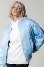 Colourful Rebel Vita Satin Bomber Jacket - S (Jassen), Kleding | Dames, Jassen | Winter, Verzenden, Nieuw