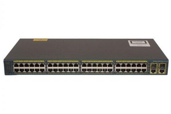 Cisco Catalyst 2960 48×10/100, 2xT/SFP LAN Lite, Computers en Software, Netwerk switches, Zo goed als nieuw, Ophalen of Verzenden