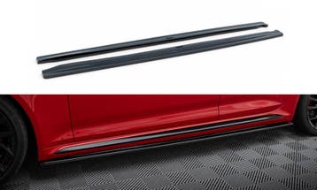 Zijskirts Audi RS4 B9 Maxton Glans Zwart, Ophalen of Verzenden, Nieuw