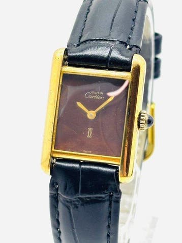 Cartier - Tank Must de Cartier - Brown Dial - 3115094 -, Nieuw