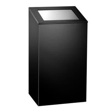 GGM Gastro | Afvalbak - pushdeksel - 38 liter - | PMD38S, Verzenden, Nieuw in verpakking