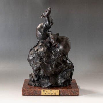 Ascending to Heaven Bronzen Beeld - Brons - Shinya, Antiek en Kunst