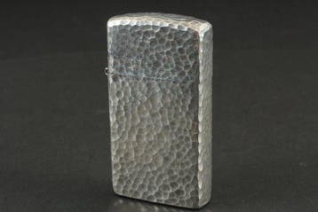 Zippo - Sterling Silver 925 Hammered Finish Windproof -, Nieuw