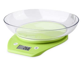 Digitale weegschaal met kunststof kom - 5 kg, Ophalen of Verzenden, Nieuw