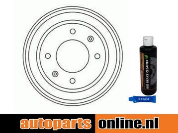 Remtrommel Peugeot 505 achterzijde, Auto-onderdelen, Verzenden, Nieuw, Peugeot