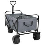 vidaXL Opvouwbare Bolderkar Grijs 89 x 63 x 96 cm, Verzenden, Nieuw