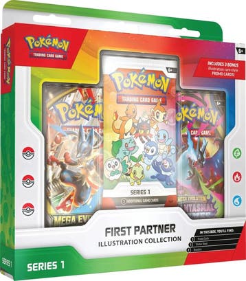 Pokémon TCG - First Partner Illustration Collection Series, Verzenden, Zo goed als nieuw