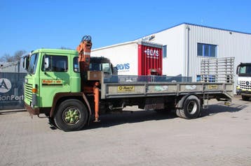 Veiling: Kraanwagen Scania LB81 S54 Diesel 205pk 1980, Scania, Groen, BTW verrekenbaar, Handgeschakeld