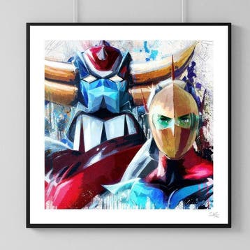 SKE - Goldorak&Actarus Watercolor