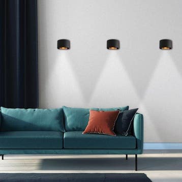 2dekans | Steinhauer wandlamp Muro - zwart - metaal - 3364ZW, Huis en Inrichting, Lampen | Wandlampen, Ophalen of Verzenden, Zo goed als nieuw