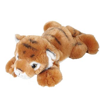 Ravensden tijger knuffel - pluche - bruin - 25 cm, Verzenden, Nieuw