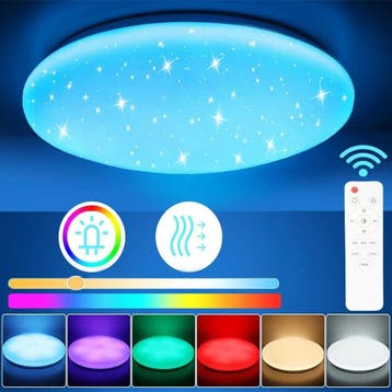 RGB LED plafondlamp 36W sterrenhemel met afstandsbediening, Verzenden, Nieuw
