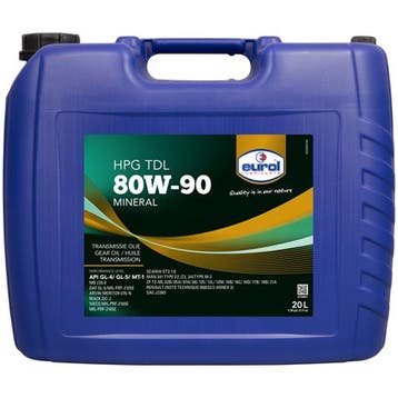 Eurol Hpg 80W90 Tdl Gl 4/5 20L, Verzenden