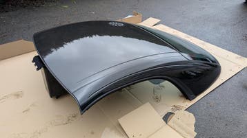 Originele Porsche 997 Hardtop Basalt Zwart Metallic, Ophalen of Verzenden, Gebruikt, Porsche