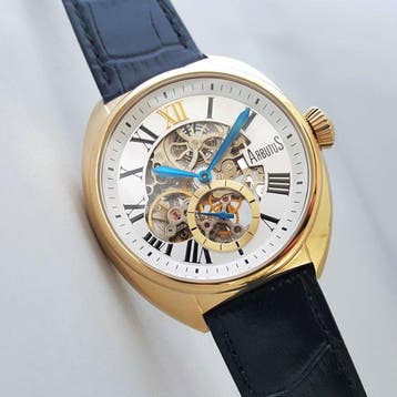 Arbutus - Automatic - Skeleton - Gold - Open Heart -, Sieraden, Tassen en Uiterlijk, Nieuw