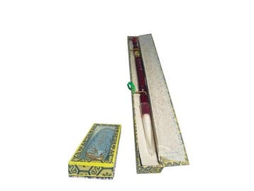 Veiling - Exclusieve Vintage Chinese Kalligrafieset met Pens