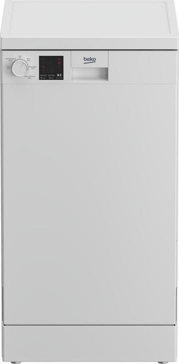 Beko DVS05C20W - Vrijstaande Smalle Vaatwasser - 45 cm - 10, Ophalen of Verzenden, Nieuw, 85 tot 90 cm