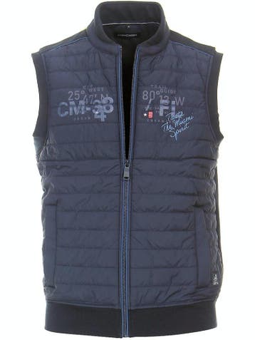 Casa Moda Miami Bodywarmer Opstaande Kraag Blauw, Verzenden, Nieuw, Blauw