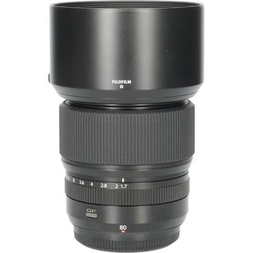 Tweedehands Fujifilm GF 80mm f/1.7 R WR CM6789, Audio, Tv en Foto, Fotografie | Lenzen en Objectieven, Ophalen of Verzenden, Gebruikt