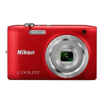 Nikon Coolpix S2800 Digitale Compact Camera - Rood (In doos), Verzenden, Zo goed als nieuw