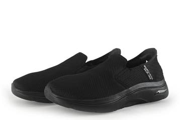 Skechers Instappers in maat 42 Zwart, Verzenden, Zwart, Overige typen, Zo goed als nieuw