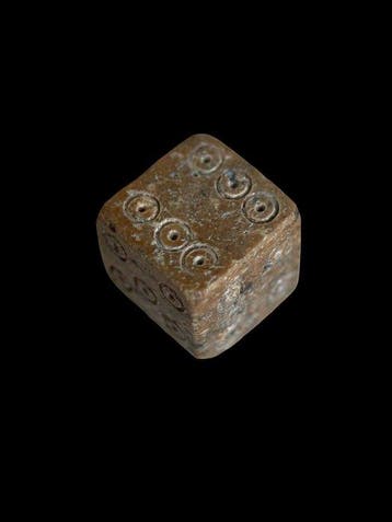 Oud-Romeins Been Dobbelstenen - 2 cm (Zonder minimumprijs)