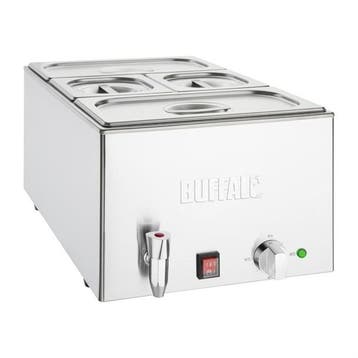 Buffalo Bain Marie met Kraan en Pannen 327 x 645 x 432mm, Verzenden, Nieuw in verpakking
