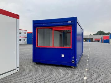 Kantoorunit – 6 x 3 meter – Met Brandschade