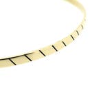 Gouden slavenarmband met patroon, Sieraden, Tassen en Uiterlijk, Armbanden, Ophalen of Verzenden, Gebruikt, Overige kleuren, Goud