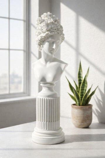 Buste, Contemporary Venus Bust Petrol Green - 35 cm - Hars