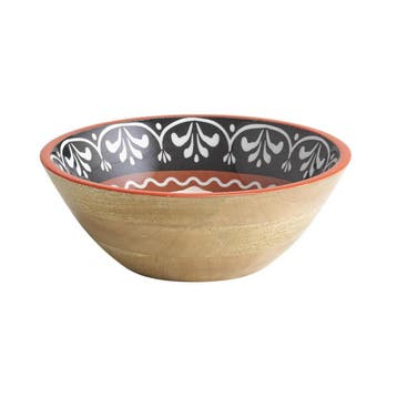 GGM Gastro | (6 stuks) Schaal - MANGO - Hout - 3L - rond - |, Verzenden