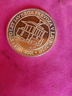 Europa, Zilveren medaille 925 - 100 jaar Openbaar Vervoer