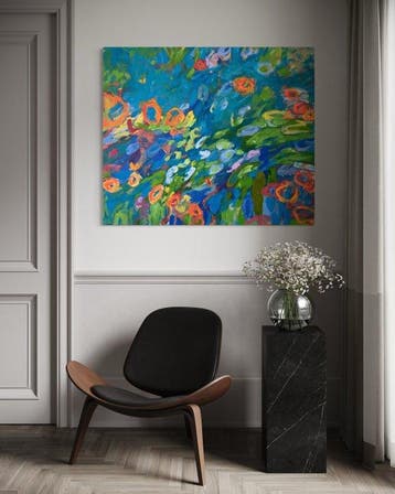 Eva Skondina - The Coral Garden Original Painting