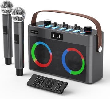 Bluetooth Party Speaker | Incl. 2 Mics | Laatste Stuk!, Audio, Tv en Foto, Karaoke-apparatuur, Ophalen of Verzenden, Nieuw, Complete set