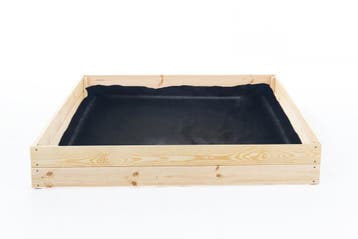 Moestuinbak 120x120x18cm Grenen | Nieuw | Scherpe Prijs, Minder dan 30 cm, 100 cm of meer, Vierkant, Nieuw