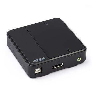 DisplayPort switch | Aten | 2 poorten (4K@60Hz, KVM), Verzenden, Nieuw