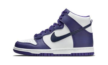 Nike Dunk High Electro Purple Midnight Navy (GS), Kleding | Heren, Nieuw