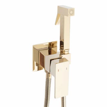 REA Inbouw bidetkraan met sproeier - glans goud - luxe en..., Ophalen of Verzenden, Nieuw