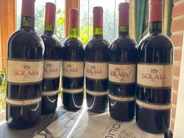 1993 , 1998 x2 & 1999 x3 Marchesi Antinori Solaia - Super, Verzamelen, Wijnen, Nieuw